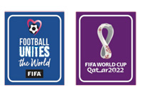 2022 World Cup Purple & Football Unites The World Blue